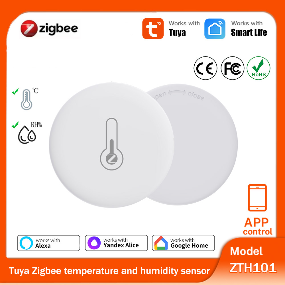 Temperature Humidity Sensor - Датчик температуры и влажности Tuya Zigbee,