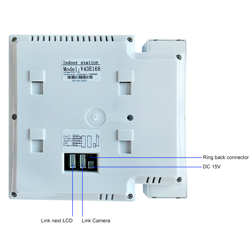 4,3-дюймовая ЖК-видеодомофонна – обзор и цена Smart Doorbell Wired