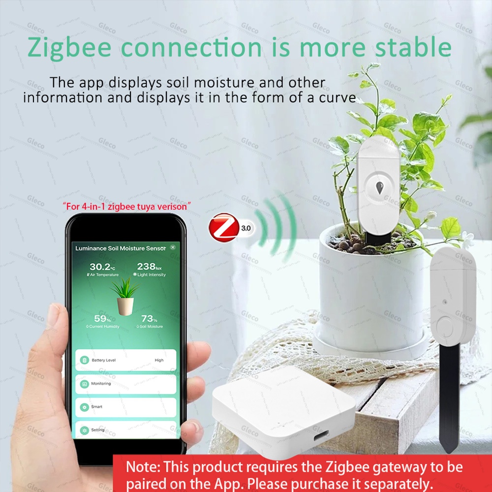 Датчик влажности почвы Zigbee, – обзор и цена Home Automation Technology