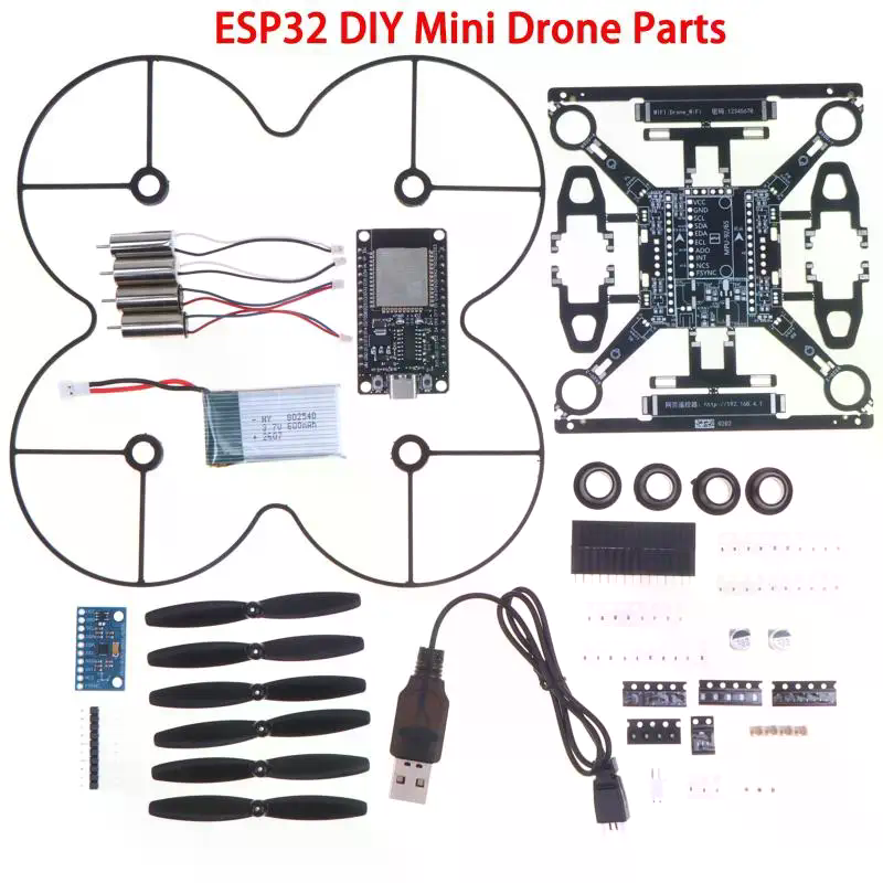 Набор для сборки мини-дрона ES – обзор и цена Diy Automation Projects