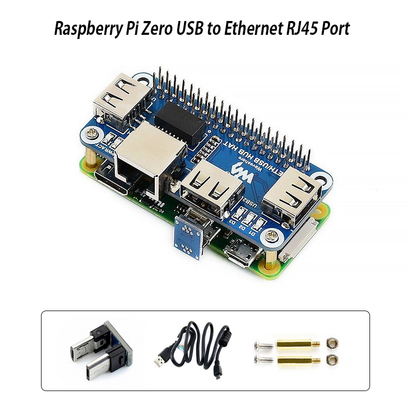 Raspberry Pi USB-Ethernet RJ45 – обзор и цена Pi Zero W Board